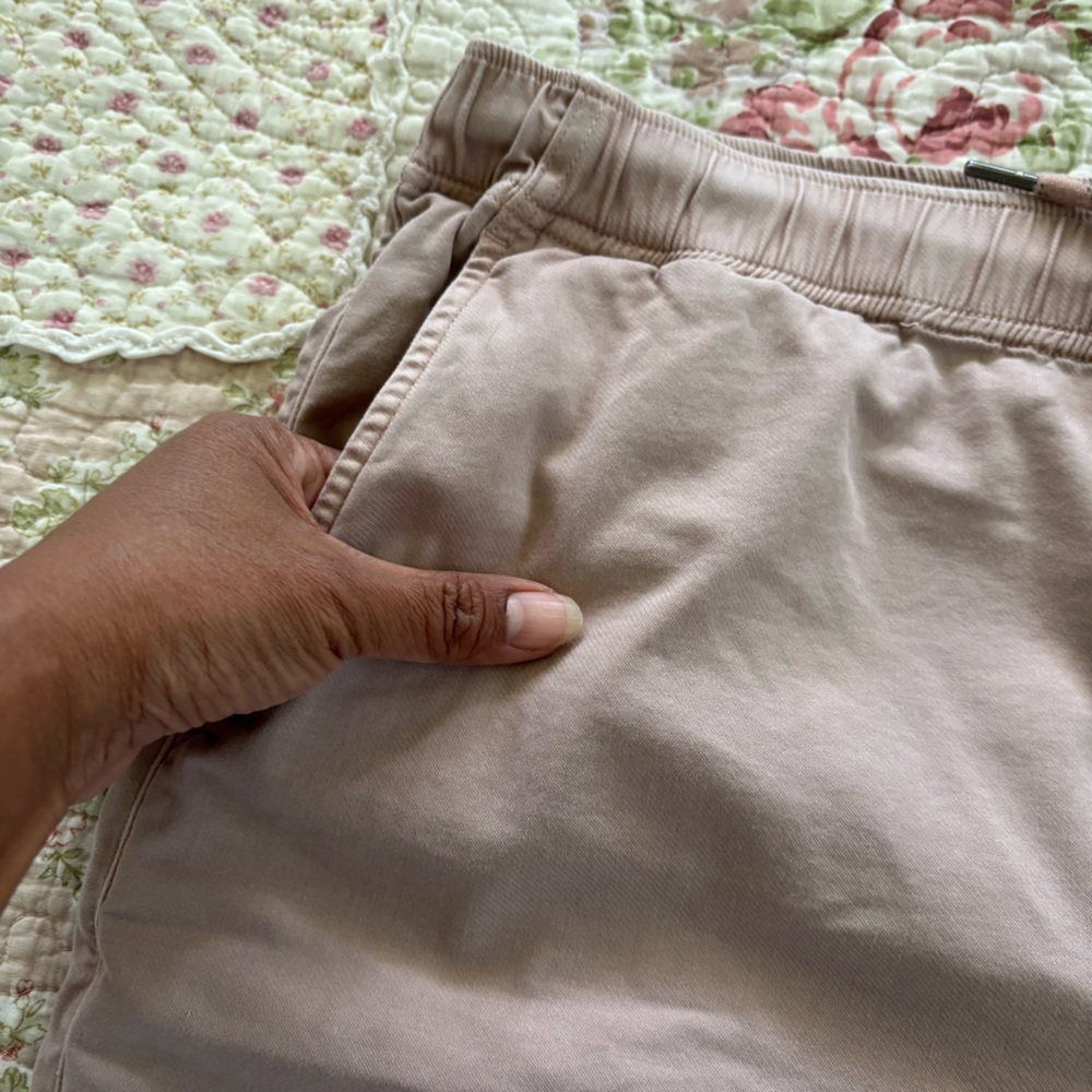 Faherty Pull-on Shorts Organic Cotton Tencel Linen Blend Mauve Men’s Size Large - Picture 10 of 14